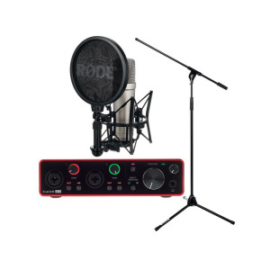 Focusrite Scarlett 2i2 3rd NT1A Bundle - zestaw studyjny do nagrywania | zestaw