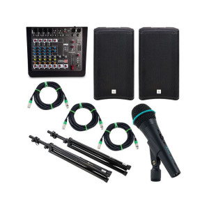 The box pro School Bundle - aktywny zestaw nagłośnienia z mikserem