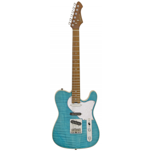 Aria 615-MK2 TQBL Nashville Turquoise Blue - gitara elektryczna