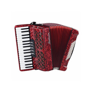 Startone Piano Accordion 72 Red MKII - akordeon klawiszowy