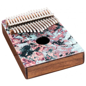 Meinl KA17CR Sound Hole Designer Coral Reef - kalimba 17-tonowa z akcesoriami