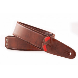RightOn Steady Series Charm Brown - pasek gitarowy