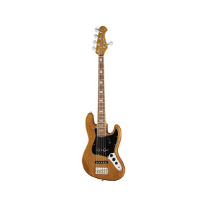 Harley Benton MV-5JB Natural - gitara basowa 5 strunowa
