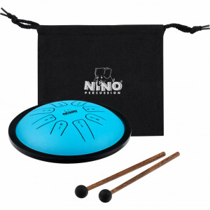 Nino NINO981 Steel Tongue Drum C Blue - bębenek językowy