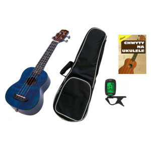 Laila UDW-2113-FO Blue Bundle - zestaw z ukulele sopranowym | zestaw