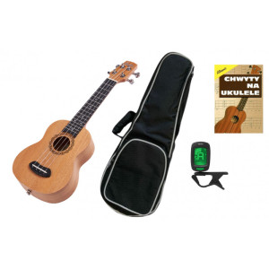 Laila UFN-2111-C P1 Bundle - zestaw z ukulele sopranowym | zestaw