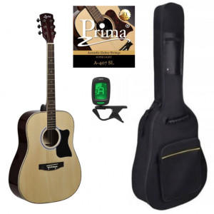 Ever Play AP-400 N Bundle - gitara akustyczna | zestaw | zestaw