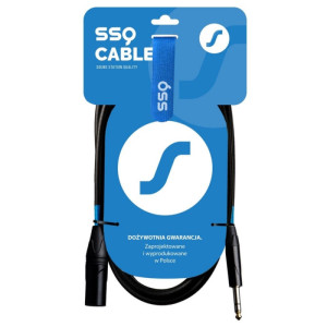 SSQ JSXM10 - kabel XLR - Jack 6.3 mm, 10 metrów