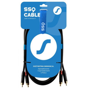 SSQ RCARCA5 - kabel 2 x RCA- 2 x RCA, 5 metrów