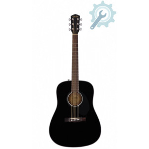 Fender CD-60S WN Black - gitara akustyczna + usługa regulacji | zestaw
