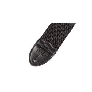 Fender Black Poly Strap White Pasek do gitary