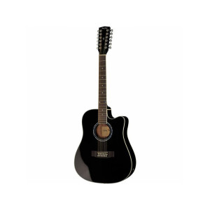 Harley Benton D-200CE-12BK - gitara elektroakustyczna 12 strunowa