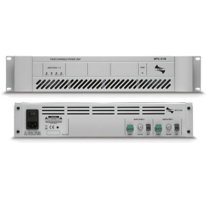 FBT MPU-4060 – 4-kanałowy wzmacniacz mocy 4x60W 100V/70V do instalacji audio