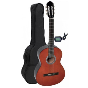 VGS Basic 4/4 Natural Pack - gitara klasyczna z zestawem akcesoriów