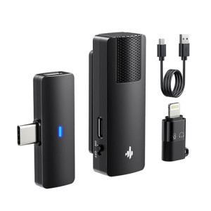 Donner LM-100 – Bezprzewodowy Mikrofon Lavalier z Redukcją Szumów i 8-Godzinną Baterią