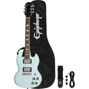 Epiphone Power Players SG Ice Blue - Zestaw gitarowy