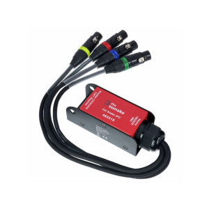 The sssnake Cat Snake 3FC - rozdzielacz ethercon - XLR