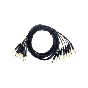 Cordial CML 8-0 PP 3 C - kabel rozgałęźny jack 8x mono, 3m do zastosowań studyjnych