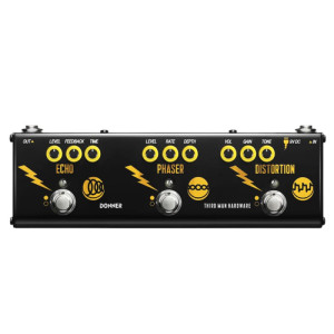 Donner Triple Threat – Efekt gitarowy 3w1: Distortion, Phaser, Echo