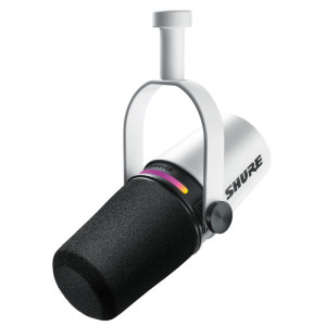 Shure MV7+W – Mikrofon do podcastów