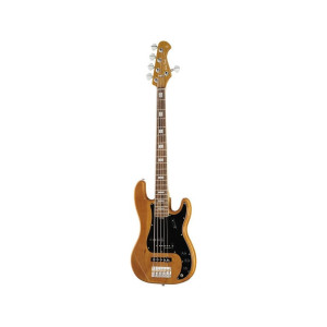 Harley Benton MV-5PJ Natural - Gitara basowa