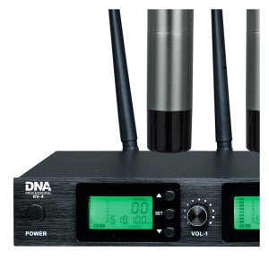 DNA RV-4 zestaw 4 bezprzewodowych mikrofonów