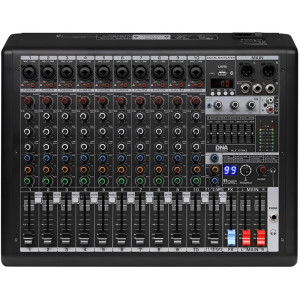 DNA HLC 10 MK2 – Mikser audio 10‑kanałowy analogowy z DSP i Bluetooth, do studia i sceny