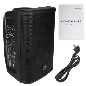 V-Tone ALPHA 8 – Kolumna aktywna akumulatorowa 8'' z Bluetooth