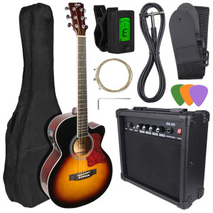 V‑TONE EAG SET SB – Zestaw elektroakustyczny Sunburst z wzmacniaczem 20 W