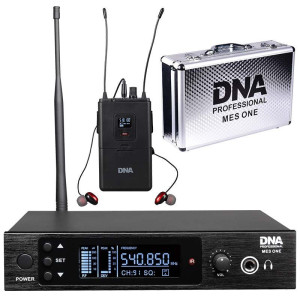 DNA IN-EAR - bezprzewodowy system dousznego odsłuchu UHF, 6 kanałów