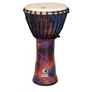 Toca Freestyle 9' Woodstock Purple djembe sznurowana