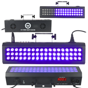 Light4me UV Dmx Bar 54X3W - Listwa sceniczna