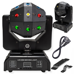 Light4me Atlas - Ruchomy multiefekt świetlny 4w1