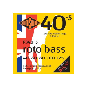 Rotosound RB40-5 - Struny do gitary basowej