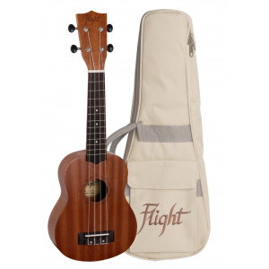 Flight NUS310 | ukulele sopranowe + pokrowiec | z mahoniu | idealne dla początkujących