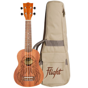 Flight NUS350 DC ukulele sopranowe z pokrowcem
