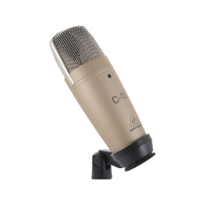 Behringer C1U | Mikrofon pojemnościowy USB | Idealny do muzyki i podcastów