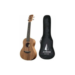 Arrow MH10 | popularne ukulele koncertowe z pokrowcem | kolor naturalny