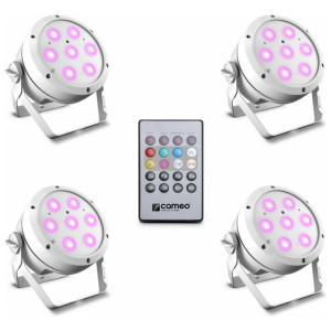 Cameo CLROOTPAR4WHSET1 Zestaw reflektorów par led