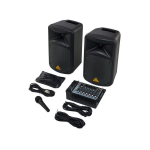 Behringer Eps500mp3 | Zestaw nagłośnienieniowy 500W | 8-kanałowy z MP3