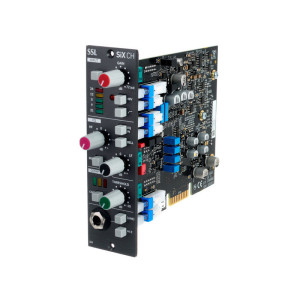 SSL 500-Series SiX Channel - przedwzmacniacz mikrofonowy, moduł Rozszerzona 5-letnia gwarancja Commercial Audio
