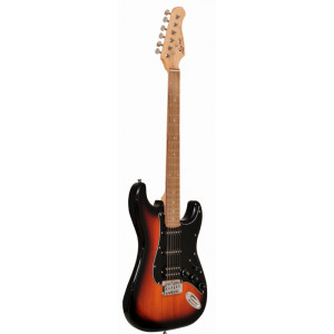 Ever Play ST-2 SB/BK Gitara elektryczna Stratocaster