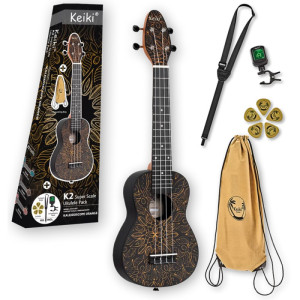 Ortega Keiki K2SS-OKC Ukulele sopranowe z kompletem akcesoriów