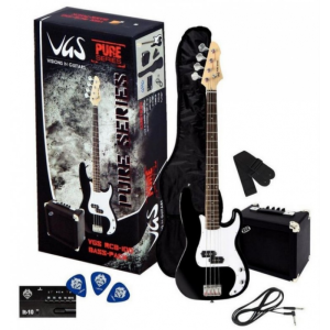VGS RCB-100 Black Pack - gitara basowa z zestawem akcesoriów