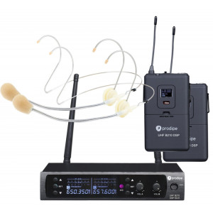 Prodipe Headset B210DUO DSP UHF F5 - zestaw mikrofonów bezprzewodowych