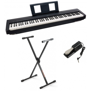 Yamaha P-45 Bundle - zestaw, pianino cyfrowe, statyw, pedał sustain | zestaw