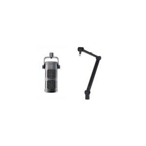 Sontronics Podcast Pro Grey Set - mikrofon podcastowy ze statywem | zestaw