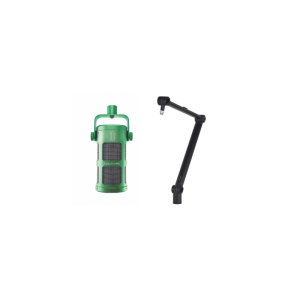 Sontronics Podcast Pro Green Set - mikrofon podcastowy ze statywem | zestaw