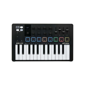 Arturia MiniLab 3 Black - klawiatura sterująca midi usb | 24 klawisze