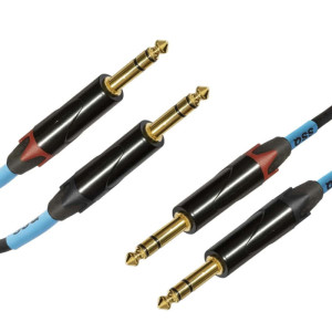 SSQ JSJS5 - kabel 2x jack trs | stereo | 5 metrów